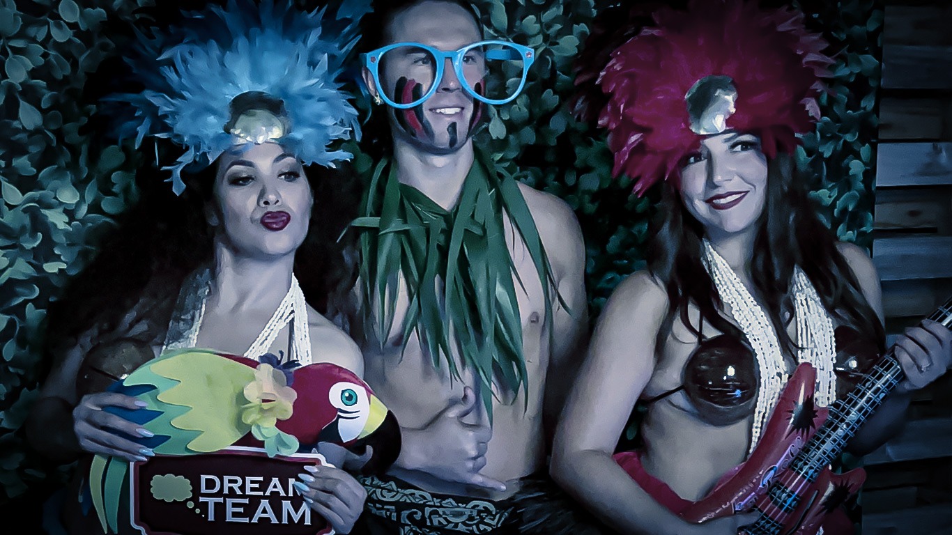 corporate party photo photobooth