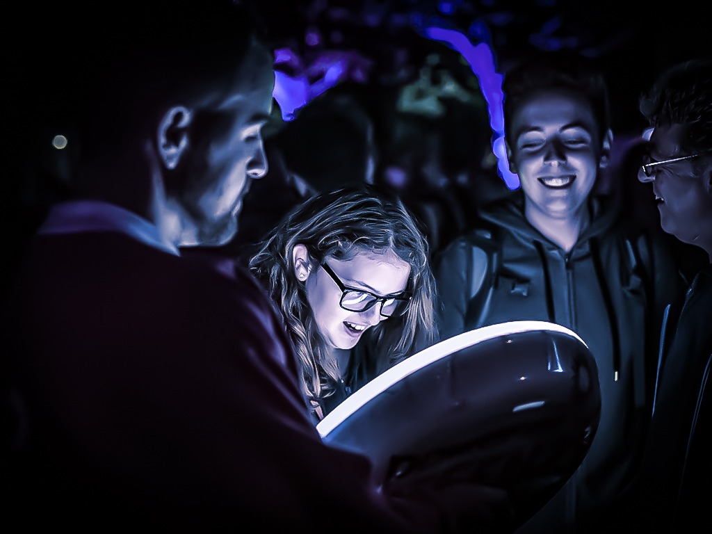 Roaming Photo Booth roamer-in-action