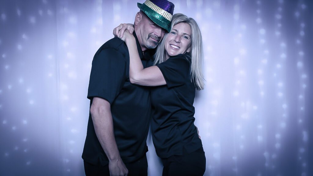photo of the owners of mirrored image photo booths maryland
