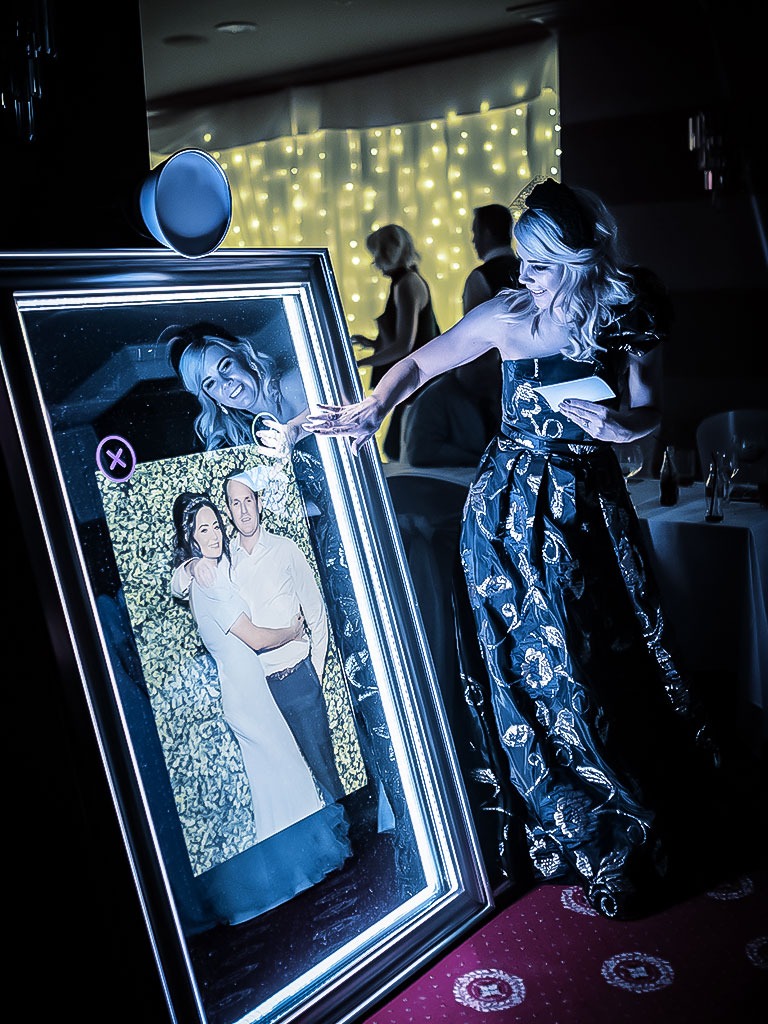 Step into a world of enchantment with our Magic Mirror Photo Booth.