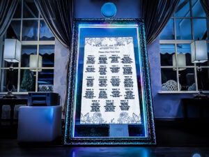 Let our Sleek Mirror Photo Station be the focal point of your event.