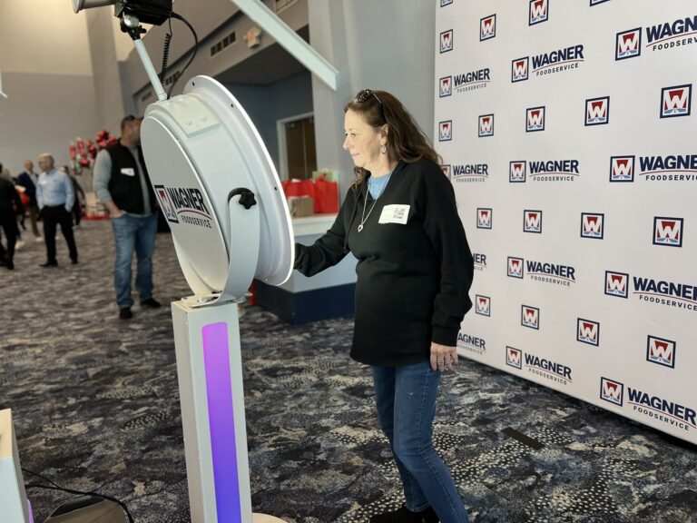 corporate branded photo booth experience