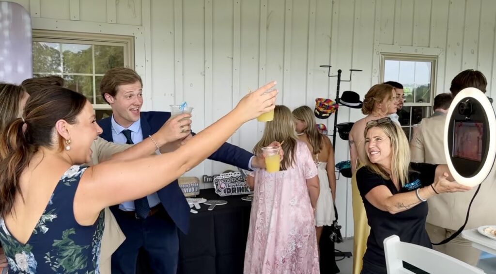 guests creating a gif with our cruise roamer