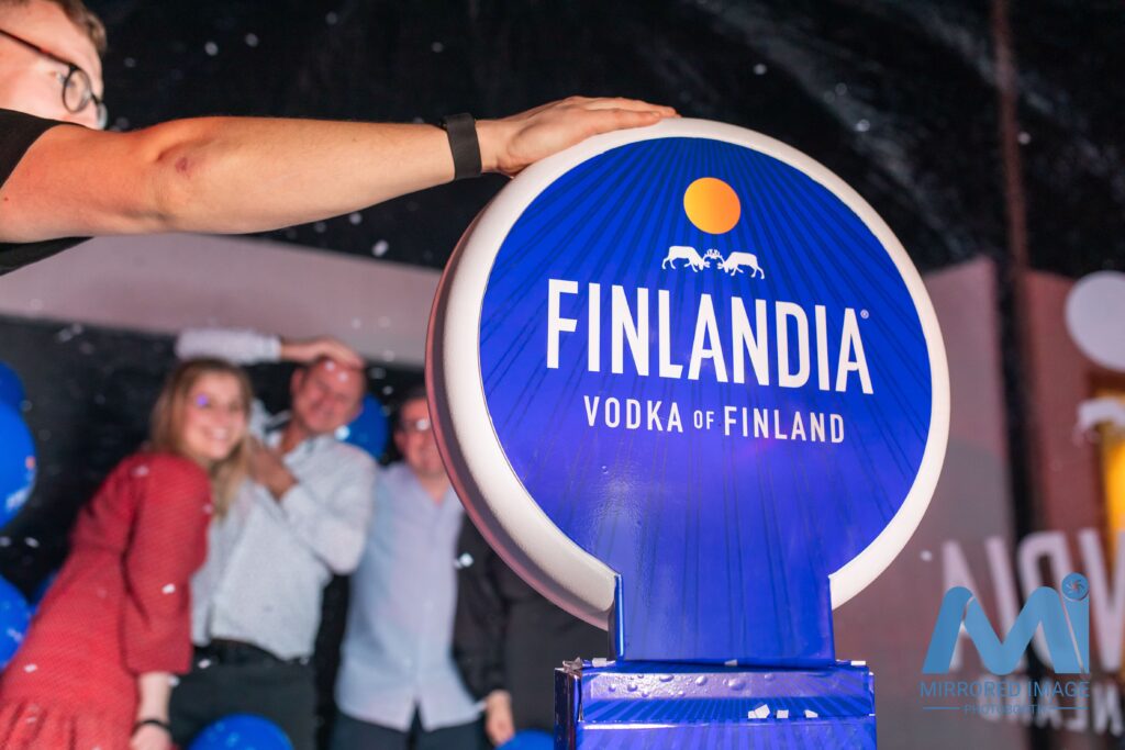 corporate braned selfie booth