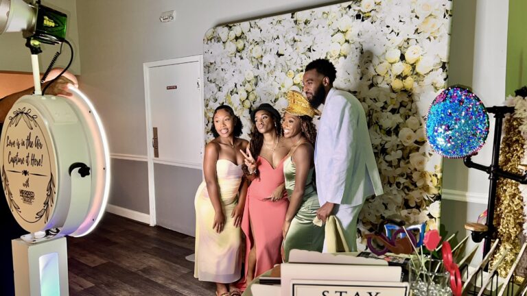 guests enjoying themselves at our photo booth