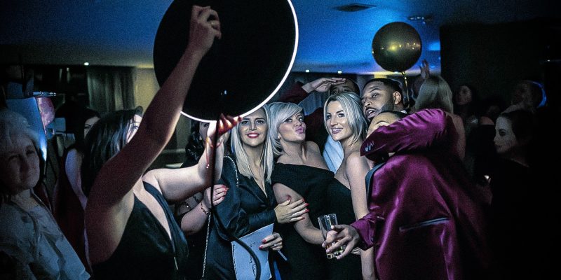 Roaming Photo Booth roamer-in-action